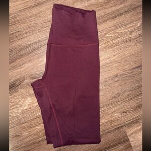 Wunder Train High Rise Leggings (maroon)